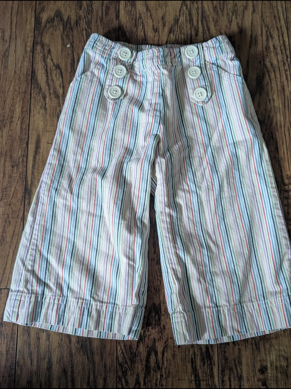 Gymboree Wish You Were Here Striped Capri With Pocket Tee‎ Set